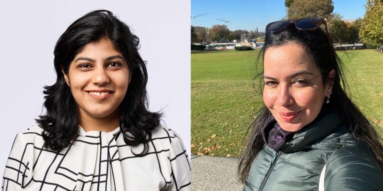 Priyanka Bajaj (left) and Ohanna Bezerra (right)